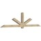 Ekena Millwork Kennewick Rough Sawn Timber Gable Bracket, Douglas Fir, 108"W x 27"H x 4"D x 4"F, 6/12 Pitch GBW108X27X0404KEN00RDF - alternate 4